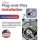 thumbnail image 4 of Conector de Terminal de Batería Negativa EDS 926-878 | Repuesto Exacto OEM para FU5Z-14450-A Ford Mustang (2015-2023) y Vehículos Similares | Aleación de Cobre Bañada en Estaño con Tuerca M6, 4 of 8