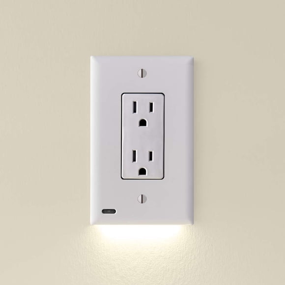 SnapPower GuideLight Luz nocturna LED para placa de pared, paquete de 3