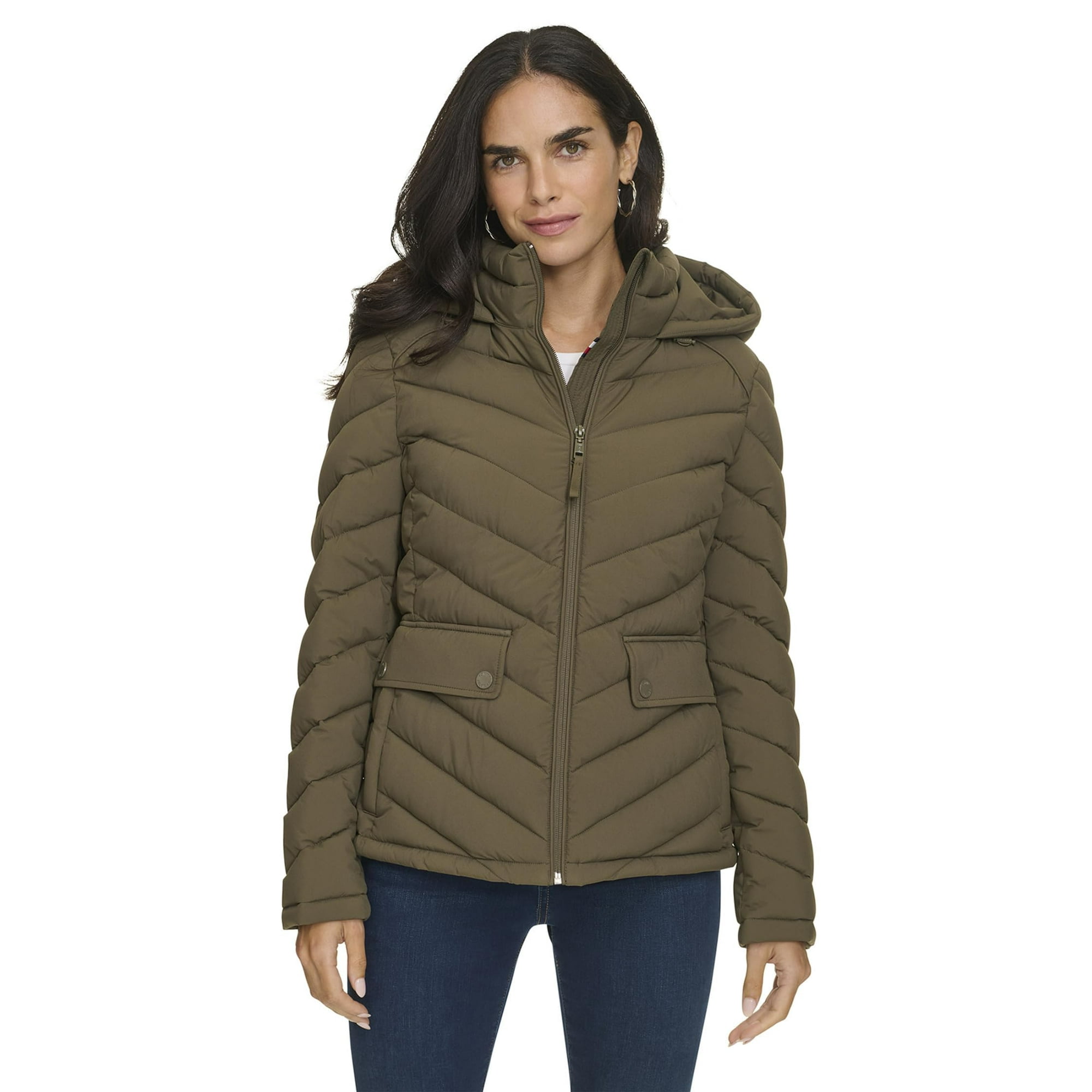 Chaqueta Tommy Hilfiger Ligera Con Cremallera Para Mujer