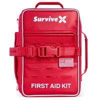 Botiquín De Primeros Auxilios Survivex Large Pro Para Coche, Viajes Y Hogar