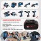 thumbnail image 4 of Nuevo GSR BAT618 BAT610 para Bos*ch Professional 18V 5.0AH Li-ion 2x Reemplazo de Batería con LED para Bos*ch Quick Charger 14.4V-18V, 4 of 6