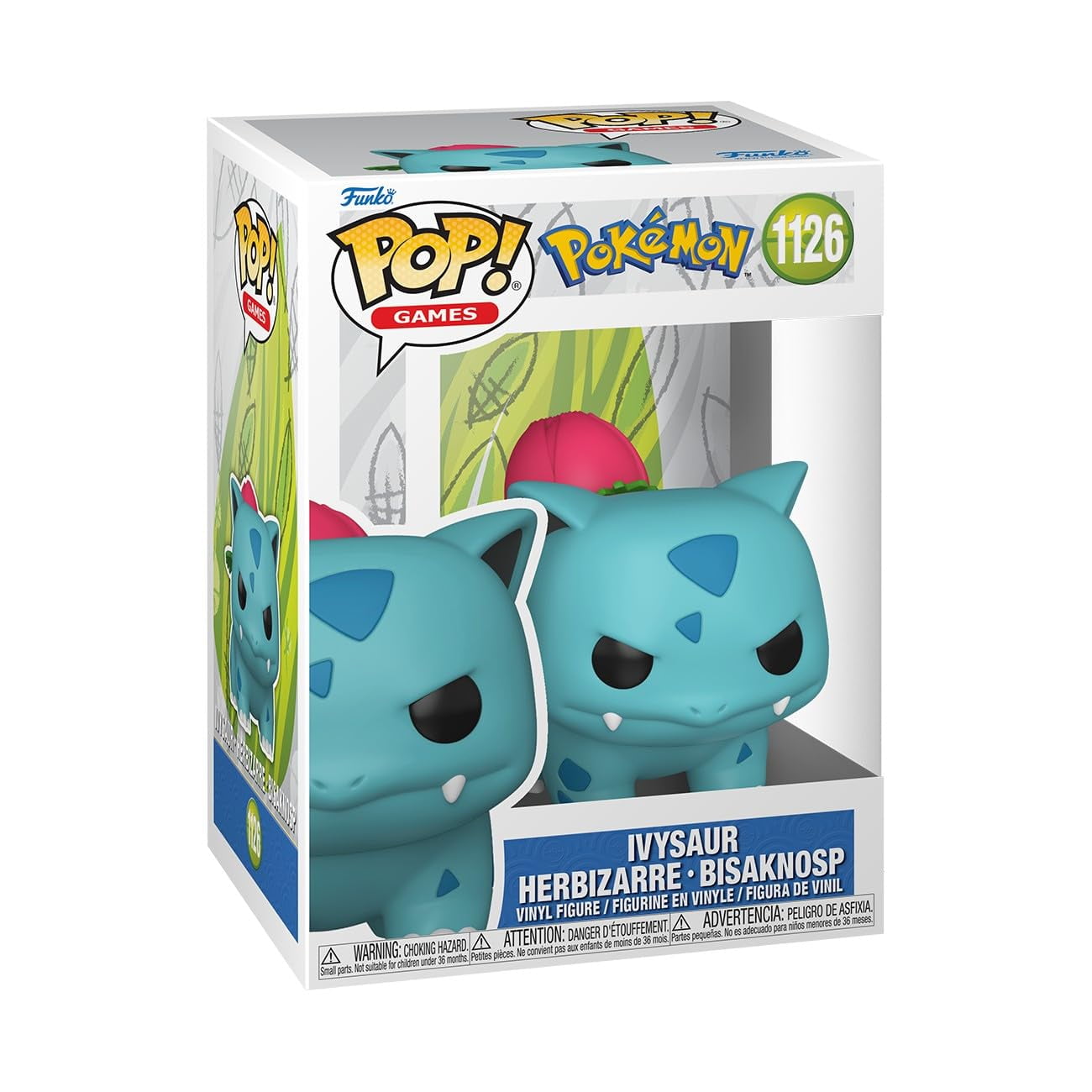 Figura De Vinilo Funko Pop! Juegos Pokemon Ivysaur De 9,5 Cm