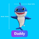 thumbnail image 1 of Baby Shark Plush Toy - Flashing and Singing Stuffed Animal for Kids - Creative and Cute Birthday Gift - Helps Develop Cognitive Skills, 1 of 3
