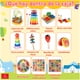 thumbnail image 2 of Pack 11 Juguetes Didácticos De Madera Para Niños Montessori Multicolor, 2 of 11
