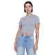 thumbnail image 1 of Polera Mujer Fun Crop Color Gris Corona, 1 of 5