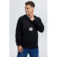 Fashionspark - Polerón Hombre Bordado Negro