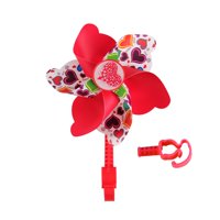 Magideal - Molino De Viento Para Bicicletas Para Niños, Decoración De Molino De Viento Para El Manillar De La Bicicleta, Lindo, Divertido, Pequeño Molino De Vien Corazón