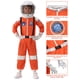 thumbnail image 5 of Disfraz de astronauta infantil Spooktacular Creations para Halloween, color naranja, 5 of 7