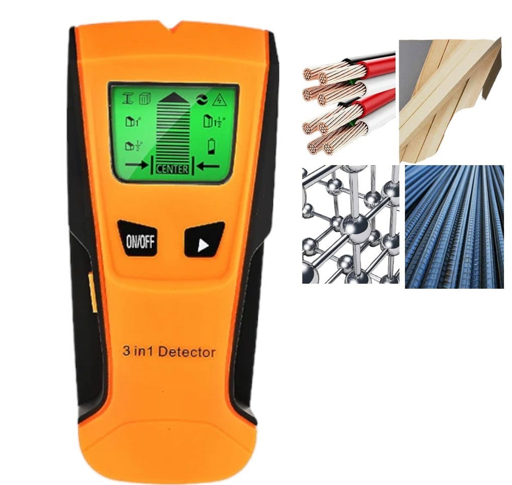 Genérico - Detector Scanner Metal 3 En 1 De Pared Vigas Cableado Madera