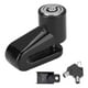 thumbnail image 5 of Candado antirrobo para bicicleta con soporte para candado, candado de seguridad multiusos para freno de disco Negro, 5 of 5