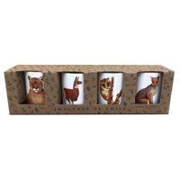 Andes1 - Set De 4 Tazas De Fauna N°1