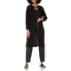 thumbnail image 1 of Chaqueta Anne Klein con diseño de plumero de manga larga con lateral SL, 1 of 2