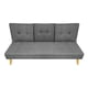 thumbnail image 1 of Futón Sofá Cama Reclinable Gris con Puerto Usb y Porta Vasos, 1 of 3