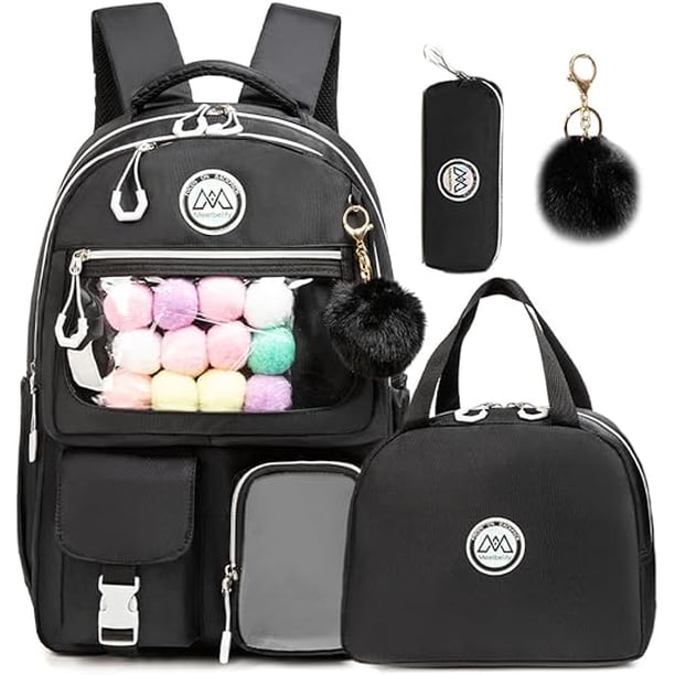Meetbelify Backpack for Girls School Bag Aesthetic Backpack for Elementary Student Teen Girls