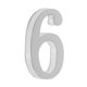 thumbnail image 4 of Números De Puerta De Metal Número 6, 4 of 5