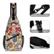 thumbnail image 3 of One Piece Riñonera Bandolera con Estampado Integral para Hombres y Mujeres, Bolso Cruzado Gráfico de Tendencia, Mochila de Hombro Streetwear para Ciclismo y Deportes, Riñonera Versátil Casual, 3 of 6