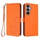 thumbnail image 1 of Carcasa Billetera de Cuero Sintético para Samsung Galaxy S26, Naranja, 1 of 6