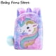 thumbnail image 1 of Princess Unicorn Backpacks for Girls Bags Cartoon Animal School Bag Children Kids Winter Schoolbags Colorful Plush Cute Backpack, 1 of 3
