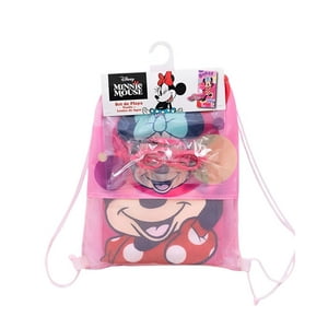 Mashini - Toalla Niño Niña Con Lentes De Agua Y Bolso Minie