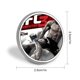 thumbnail image 2 of Ufc theme Round Button Badge Premium Metal Construction Ideal For High end Events 2 8 Cm, 2 of 6