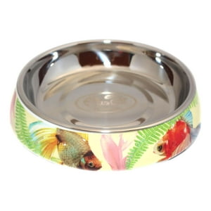 Plato Gato Melamina Redondo Mascan Rosa