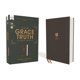 thumbnail image 1 of Biblia de estudio HarperCollins gris con letras rojas 1995, 1 of 9