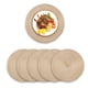 thumbnail image 1 of Juego de 6 manteles individuales redondos de algodón tejido, resistentes al calor, antideslizantes, lavables, para mesa de comedor de 18 cm., 1 of 5