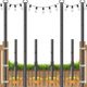 thumbnail image 1 of Postes para Guirnaldas de Luces JYTOBN Paquete de 4 Resistente a la Intemperie para Exterior, 1 of 7