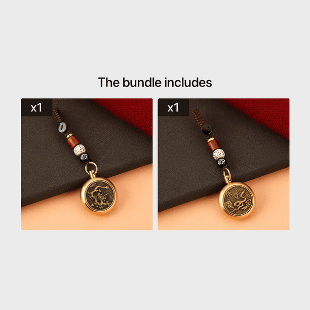Bring Good Fortune with this Chinese Zodiac Car Keychain Pendant