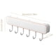 thumbnail image 4 of 1pc Knife Holder, Wall-mounted Household Utensils Rack, Knife Holder, Knife Hook, Integrated Storage Rack, Multi-functional Kitchen Knife Storage Rack, Kitchen Accessories, 4 of 5