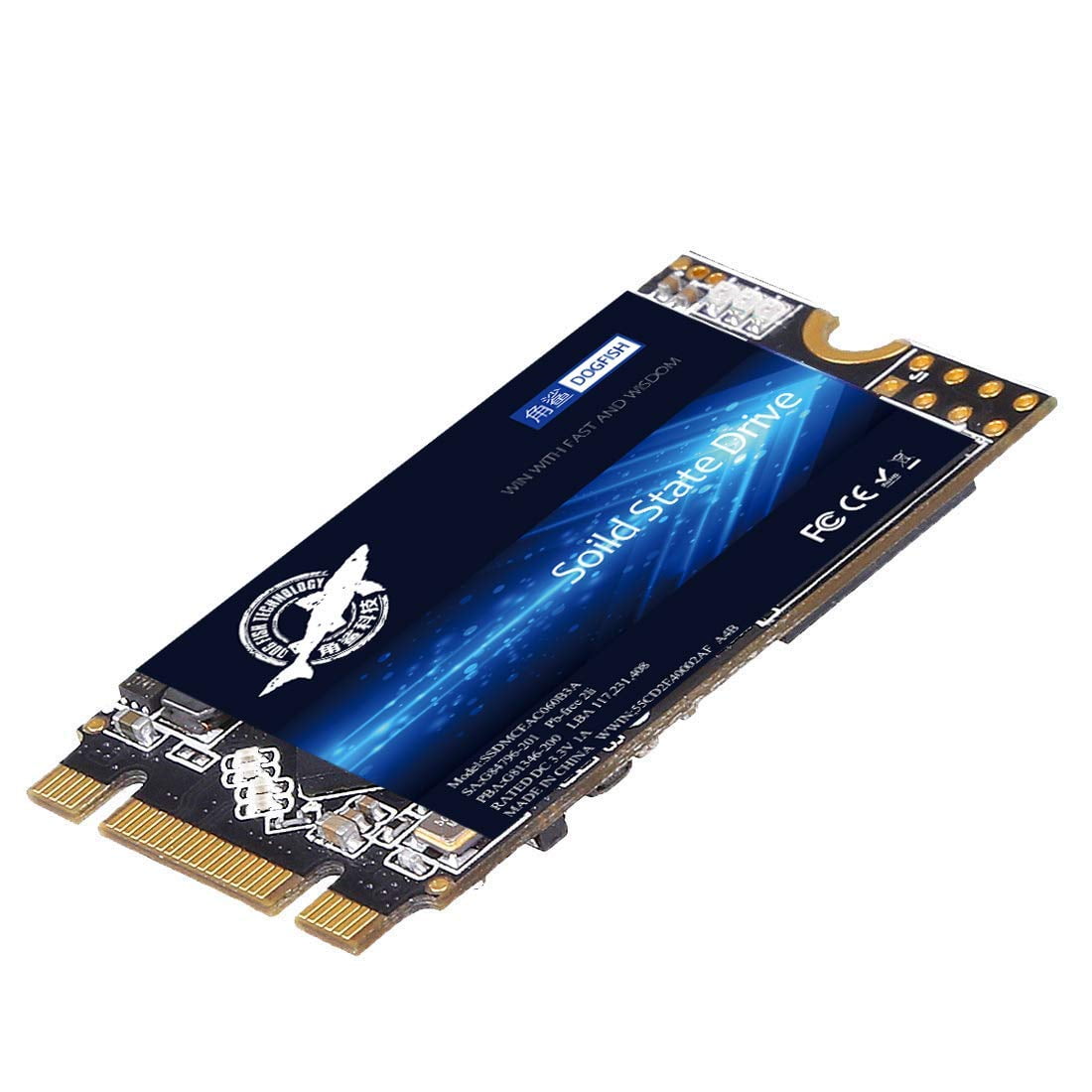 Ssd Dogfish M.2 2242 Sata Iii De 2 Tb Y 6 Gb/s Para Ordenadores De Sobremesa Y Portátiles