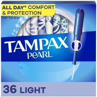 Tampones Tampax Pearl Light Absorbency, Sin Perfume, 36 Unidades