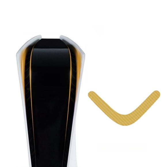 Compatible con la consola PlayStation 5 Autoadhesivo Gradiente Luminoso LED Light Bar Skin Cubierta Pegatinas para PS5 Gaming Console Accesorios-Oro