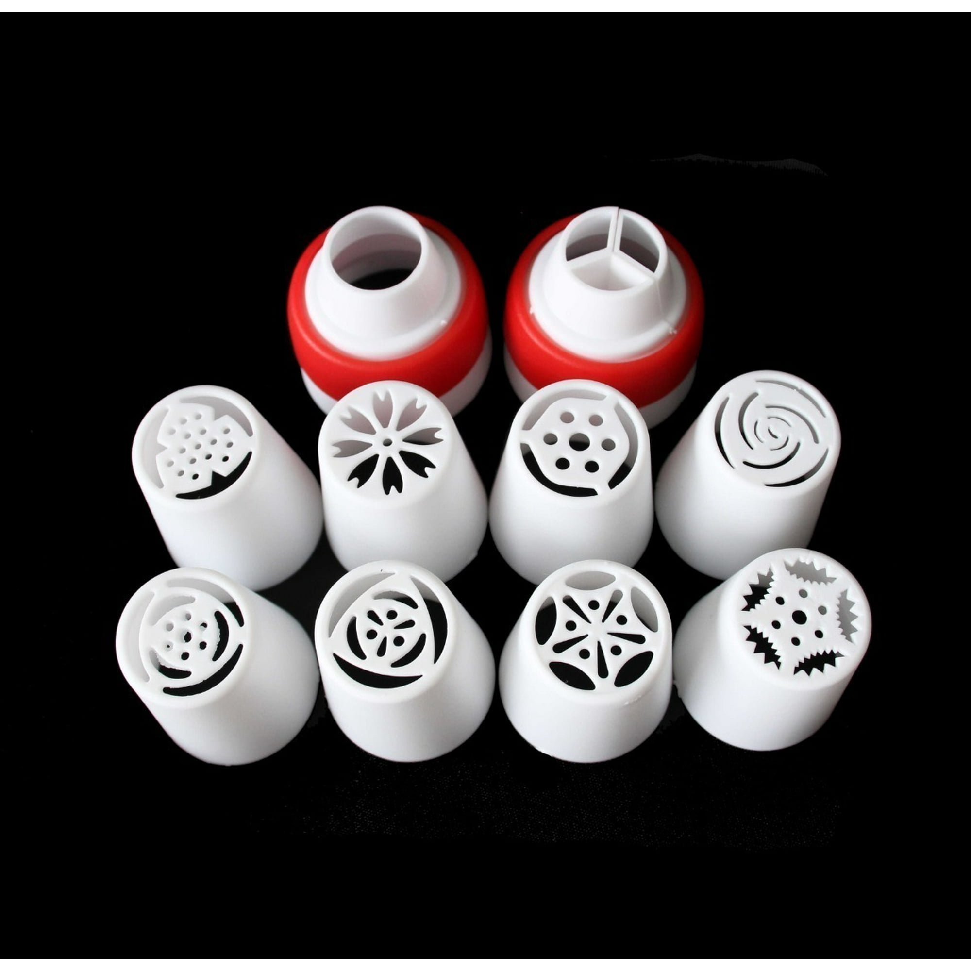 Genérico - Pack 10 Boquillas Rusas Pasteleras Boquilla Rusa Acopladores