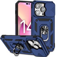 Estuche Gangxun Para Iphone 14 Pro Max, Soporte Giratorio 360°, Estilo Mecánico Y Magnético