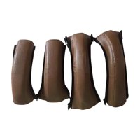 Bothyi - Funda Para Reposabrazos De Cochecito De Bebé, Piel Sintética, Fácil De Instalar, Para Bar, Cochecito, Maleta, Color Marrón