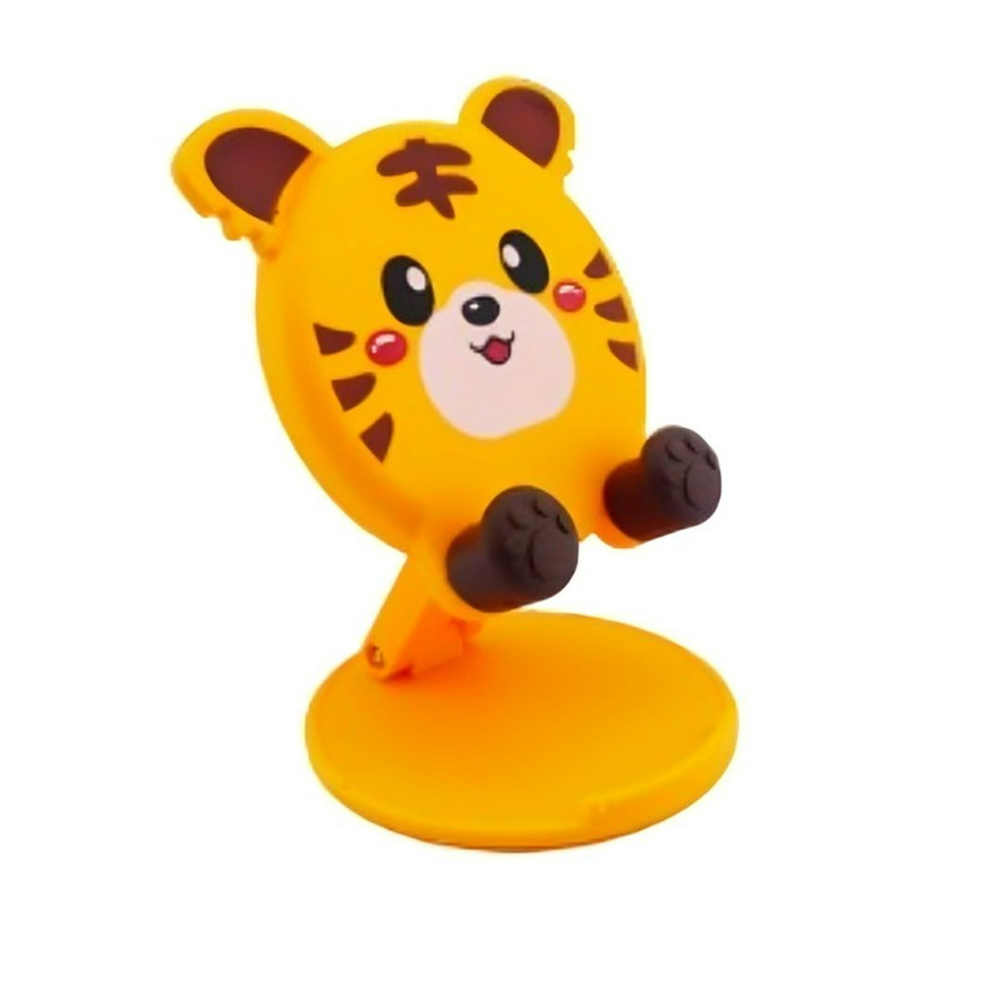 Oem - Porta Smartphone Figuras Animales Para Sobremesa Para Niños Tigre