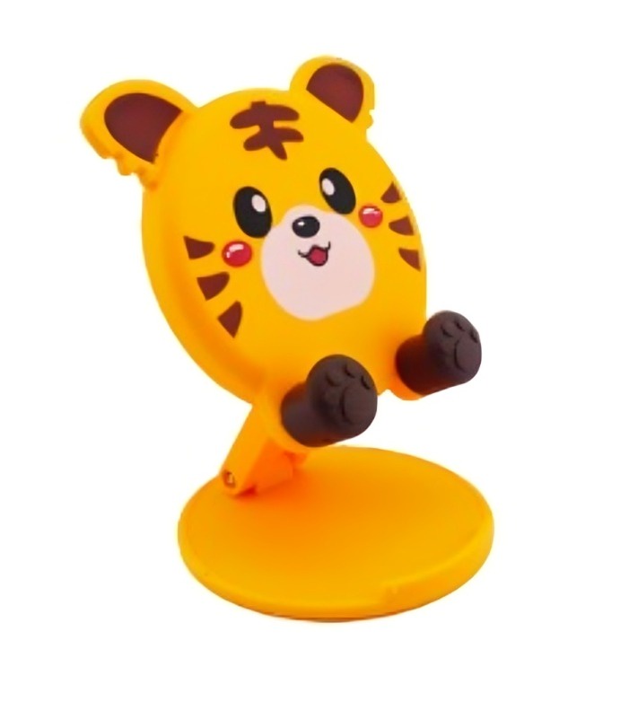 Oem - Porta Smartphone Figuras Animales Para Sobremesa Para Niños Tigre