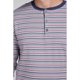 thumbnail image 3 of Pijama Largo Algodón Azul Talla M, 3 of 4