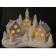 thumbnail image 1 of Adorno navideño casas de velas nevadas, 1 of 3