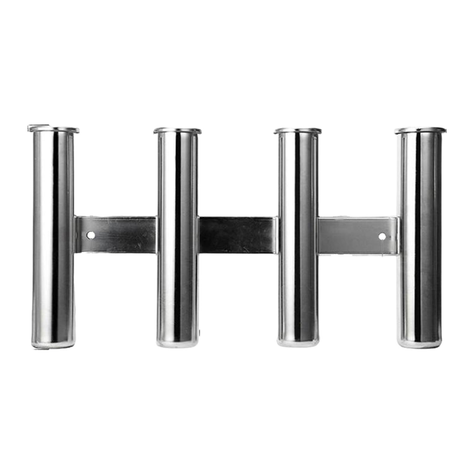 Ioensy - Soporte Para Caña De Pescar Para Barco, Suministros Verticales Para Regalo Del Día Del Padre Marino, Canoa, 4 Tubos