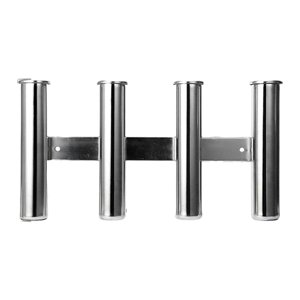 Ioensy - Soporte Para Caña De Pescar Para Barco, Suministros Verticales Para Regalo Del Día Del Padre Marino, Canoa, 4 Tubos