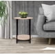 thumbnail image 3 of Mesa Lateral Redonda Estilo Industrial Any 2 Niveles, 3 of 3