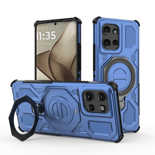 Funda FOXDOCK para Motorola Edge 50 5G , magnética, ligera, soporte 360°, antigolpes