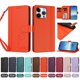 thumbnail image 4 of Funda Cartera Trébol para iPhone 13 Pro con Ranuras Tarjetas y Carga Inalámbrica Naranja, 4 of 6