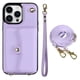 thumbnail image 1 of Crossbody PU Leather Wallet Case For IPhone 14 13 12 Mini 11 Pro X XS Max XR 8 7 SE 2020 2022 Card Slots Magnetic Lanyard Phone Cover, 1 of 3