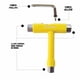 thumbnail image 3 of Herramienta Para Patines Hook /penny Yellow, 3 of 8