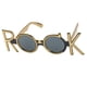 thumbnail image 2 of Gafas De Sol Con Forma De Roca Dorada Novedosas, Divertidas Gafas De Fiesta, Accesorio De Disfraz, 2 of 2