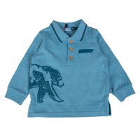 Polera Bebé Niño Celeste Pillin