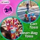 thumbnail image 3 of Set de juego New Bounce Puf Can Toss Carnival Outdoor Kids, 3 of 6